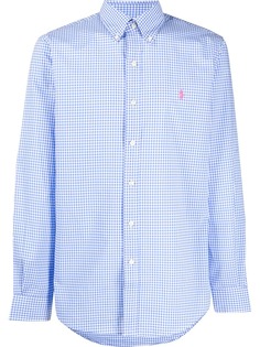 Polo Ralph Lauren клетчатая рубашка с вышитым логотипом