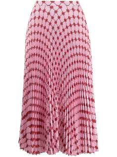 Markus Lupfer плиссированная юбка с узором