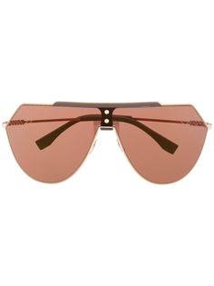 Fendi Eyewear солнцезащитные очки с принтом