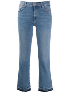 7 For All Mankind укороченные джинсы средней посадки
