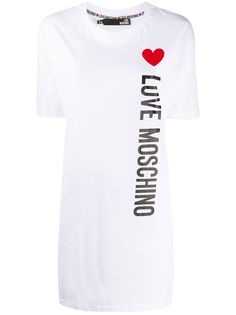 Love Moschino платье-футболка с логотипом