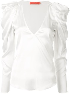 Manning Cartell блузка с V-образным вырезом