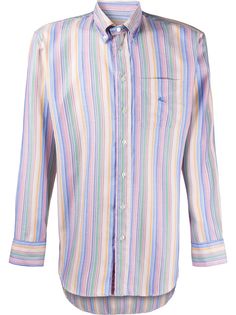 Etro полосатая рубашка