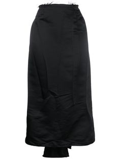 Comme Des Garçons юбка с драпировкой