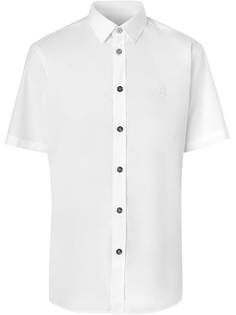 Burberry рубашка с короткими рукавами и монограммой