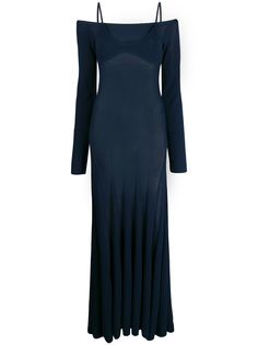 Jacquemus трикотажное платье со складками
