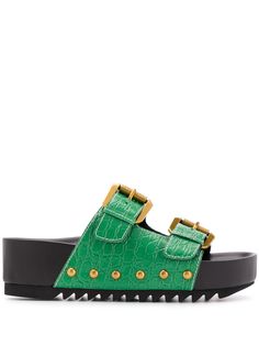 Kurt Geiger London сандалии Deven с тиснением под кожу крокодила