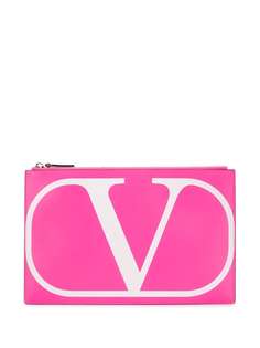 Valentino клатч Valentino Garavani с логотипом VLogo