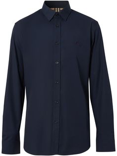 Burberry рубашка кроя слим