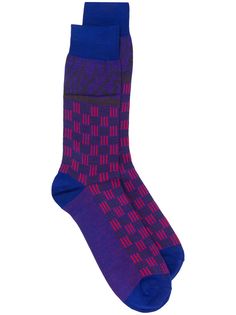 Etro жаккардовый галстук с геометричным узором