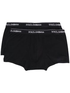 Dolce & Gabbana комплект из двух боксеров с логотипом