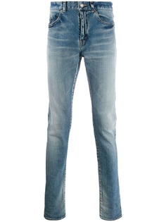 Saint Laurent джинсы скинни заниженной посадки