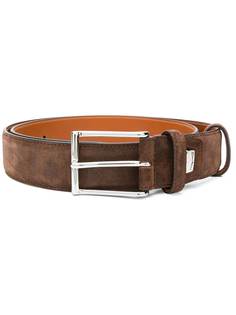 Santoni large buckle belt