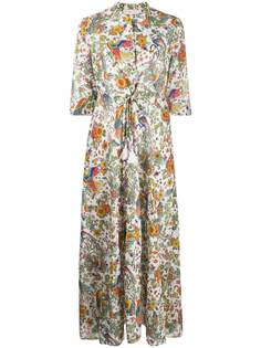 Tory Burch платье-рубашка с цветочным принтом