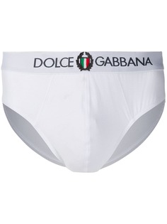 Dolce & Gabbana трусы-брифы с вышитым логотипом