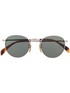 DAVID BECKHAM EYEWEAR очки в круглой оправе с затемненными линзами
