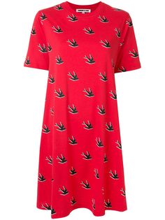 McQ Alexander McQueen платье мини с принтом