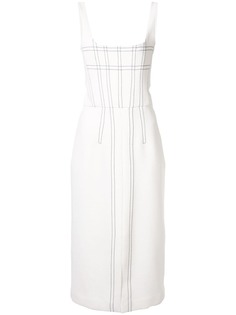 Dion Lee платье миди с корсетом