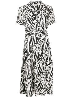 DVF Diane von Furstenberg платье-рубашка с короткими рукавами