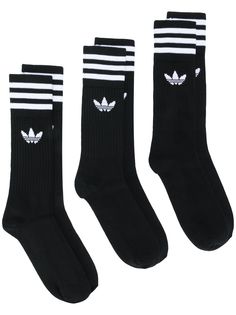 adidas комплект из трех пар носков Solid