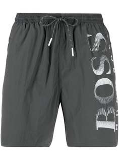 BOSS плавки-шорты с логотипом