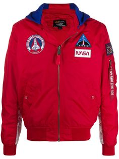 Alpha Industries куртка MA-1 TT NASA с капюшоном