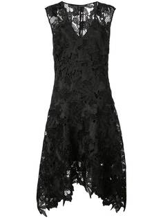 Josie Natori кружевное платье свободного кроя