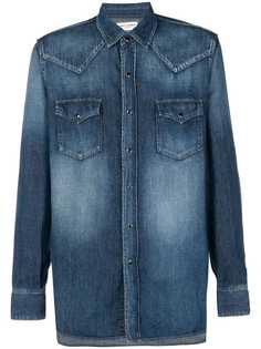 Saint Laurent джинсовая рубашка