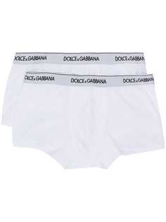 Dolce & Gabbana комплект из двух боксеров с логотипом