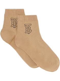 Burberry носки с вышитым логотипом