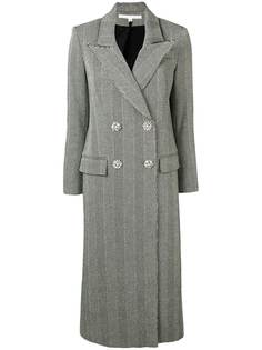 Veronica Beard двубортное пальто в елочку