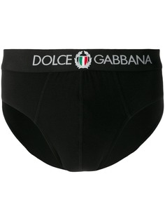 Dolce & Gabbana трусы-брифы с вышитым логотипом