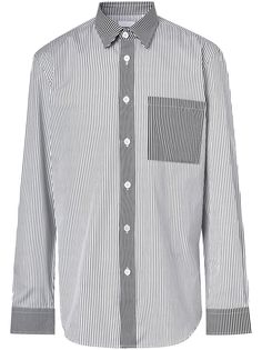 Burberry полосатая рубашка