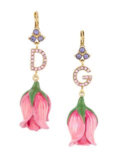 Dolce & Gabbana серьги-подвески с кристаллами