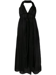 Stella McCartney полупрозрачное длинное платье