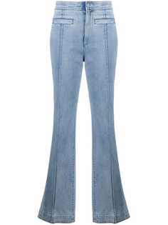 Tory Burch расклешенные джинсы с завышенной талией