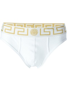 Versace трусы с греческим узором на резинке