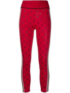 Fendi легинсы Karligraphy с принтом