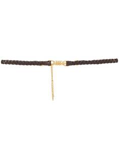 Victoria Beckham thin woven belt