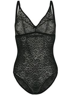 Stella McCartney кружевное боди Ruby Roaring