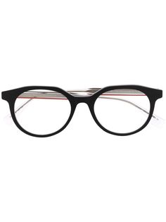 Fendi Eyewear очки в круглой оправе с контрастными дужками