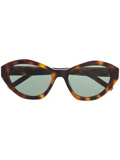 Saint Laurent Eyewear солнцезащитные очки SL M60 в оправе кошачий глаз