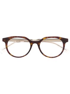 Fendi Eyewear очки в круглой оправе черепаховой расцветки