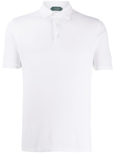 Zanone рубашка-поло с короткими рукавами