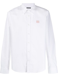 Acne Studios рубашка с нашивкой