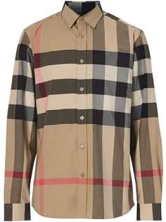 Burberry рубашка в клетку
