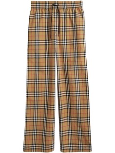 Burberry брюки в клетку Vintage Check