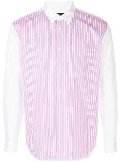 Comme Des Garçons Homme Plus striped panel shirt