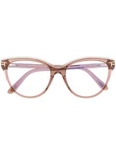 Tom Ford Eyewear очки TF5618-B в оправе кошачий глаз