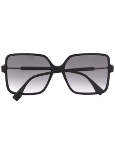 Fendi Eyewear солнцезащитные очки в массивной квадратной оправе